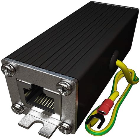 ethernet surge protector junction box|ethernet surge protection.